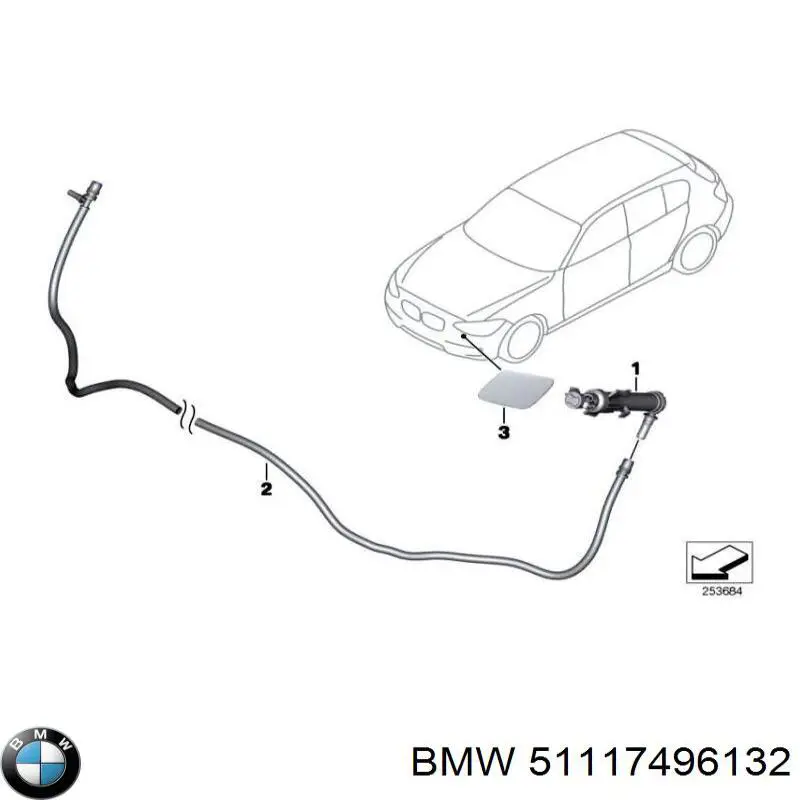 Купити 51117496132 BMW Буфер (бампер) передній