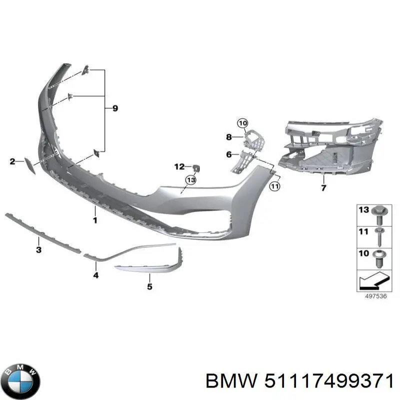  BMW 51117499371 ціна, від 17.27 USD