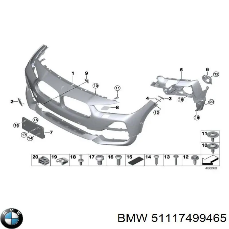  51117499445 BMW