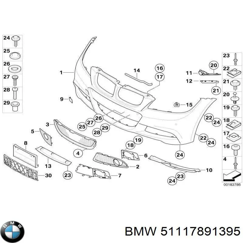  BMW 51117891395 ціна, від 19.11 USD