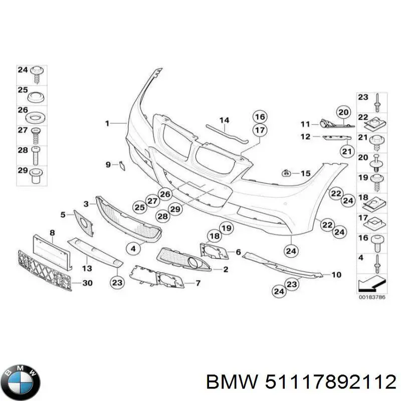 Купити 51117892112 BMW 