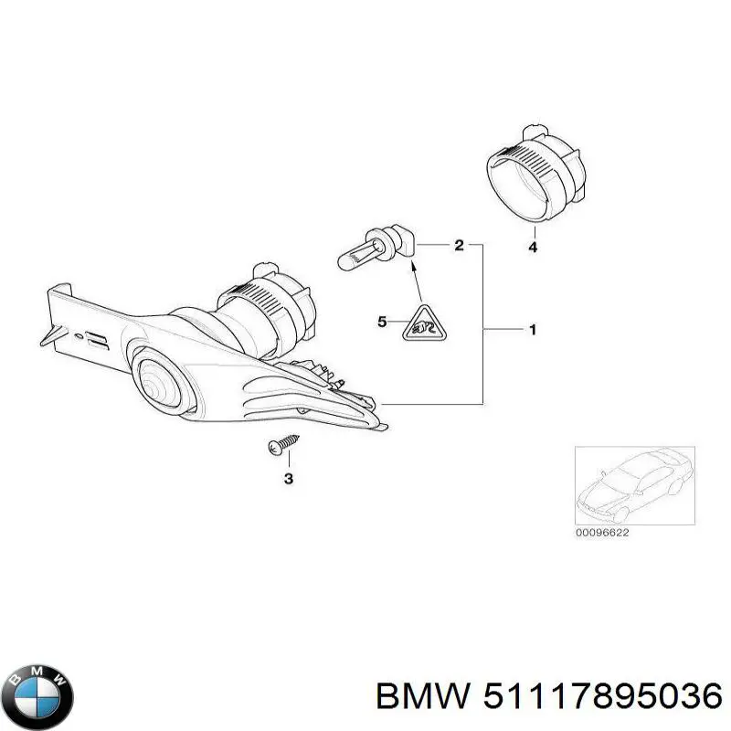  BMW 51117895036 ціна, від 112.53 USD