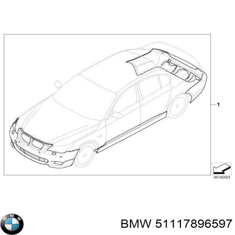  BMW 51117896597 ціна, від 5.62 USD
