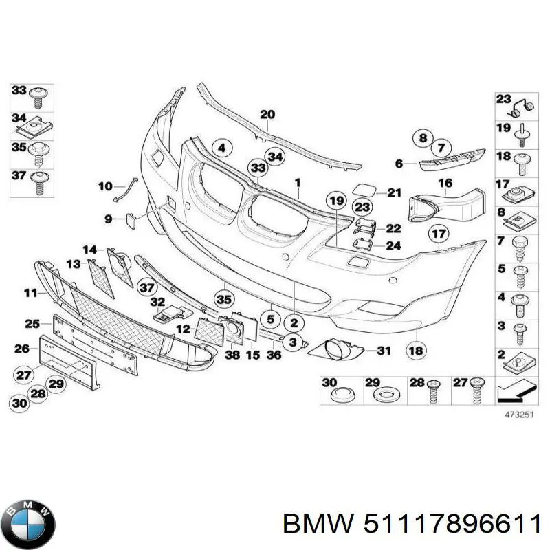  51117896611 BMW