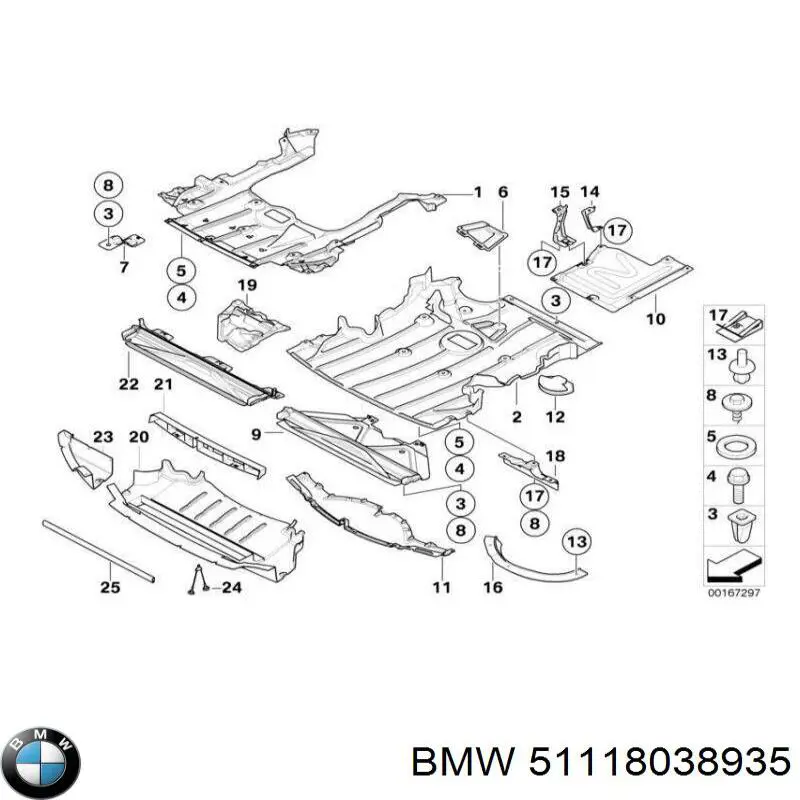  BMW 51118038935 ціна, від 62.74 USD