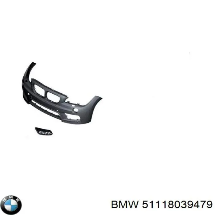 51118039479 BMW Бампер передній в зборі