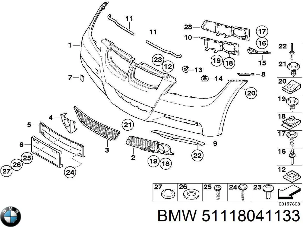  BMW 51118041133 ціна, від 36.69 USD