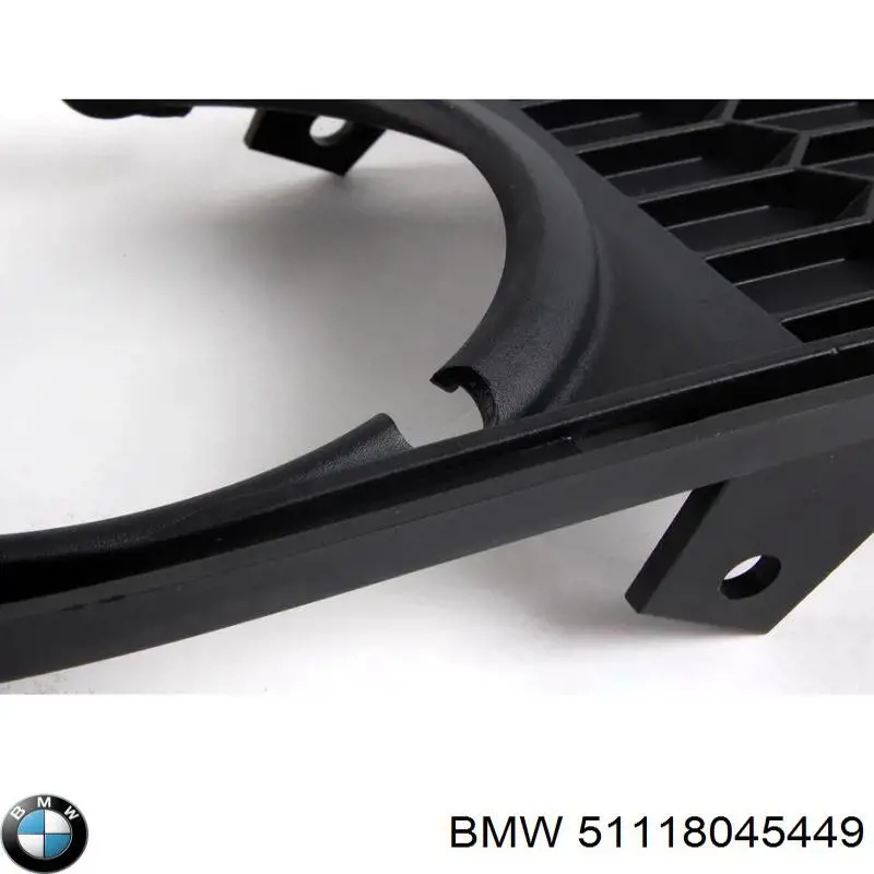 Решітка переднього бампера, ліва BMW 51118045449 ціна, від 55.11 USD