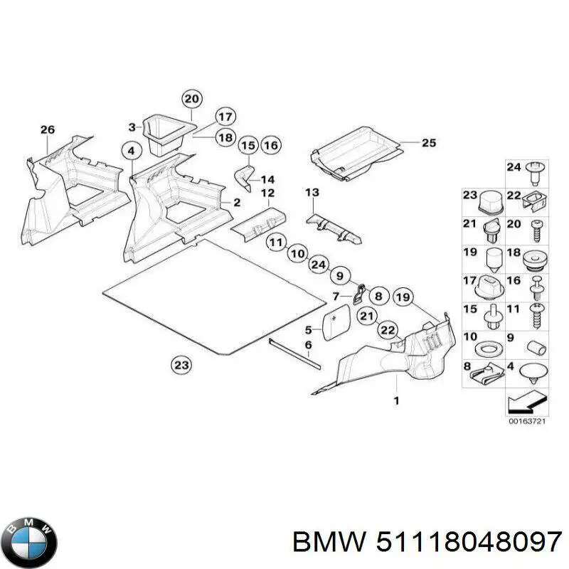 Купити 51118048097 BMW 