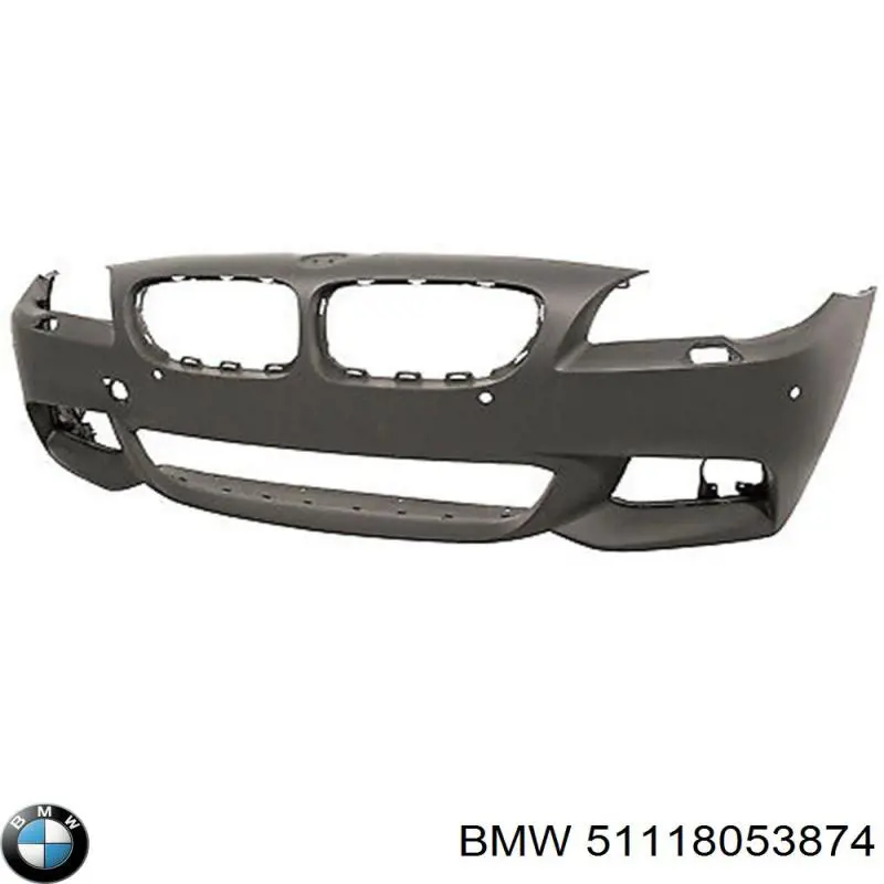 51118053874 BMW Бампер передній в зборі