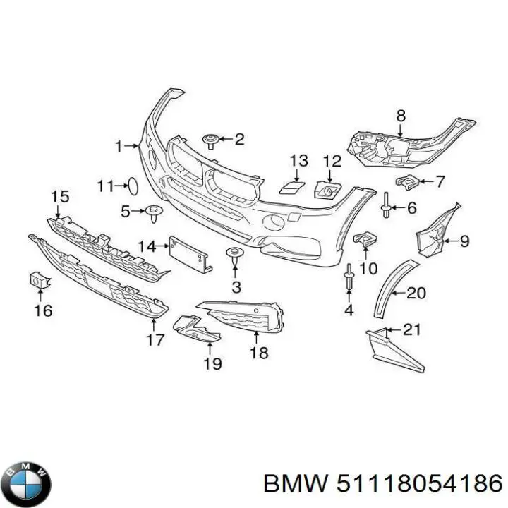  51118054186 BMW