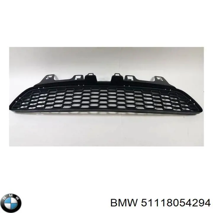 Решітка переднього бампера, центральна BMW 51118054294 ціна, від 50.67 USD