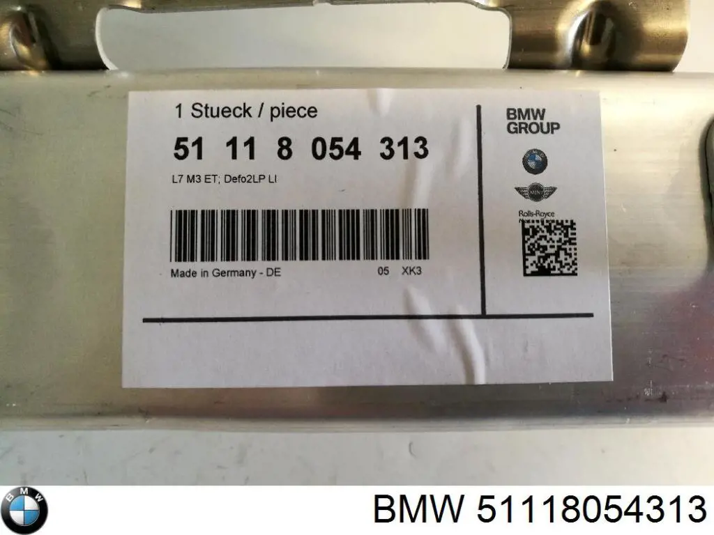 Кронштейн підсилювача переднього бампера BMW 51118054313 ціна, від 84.34 USD