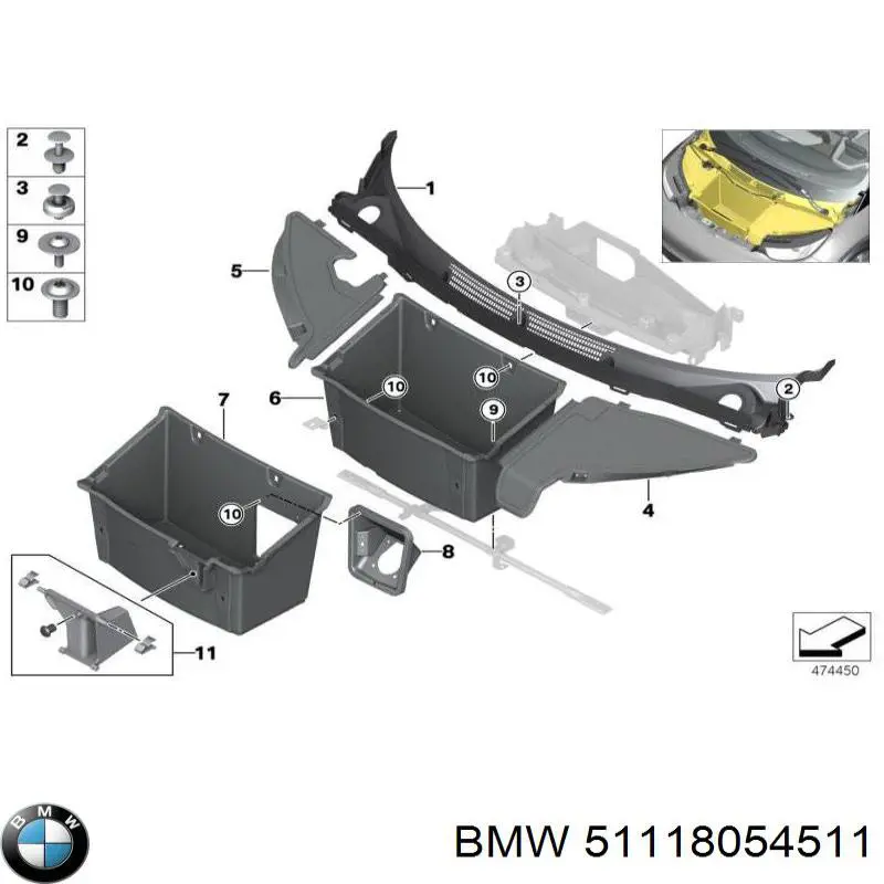  51118054511 BMW