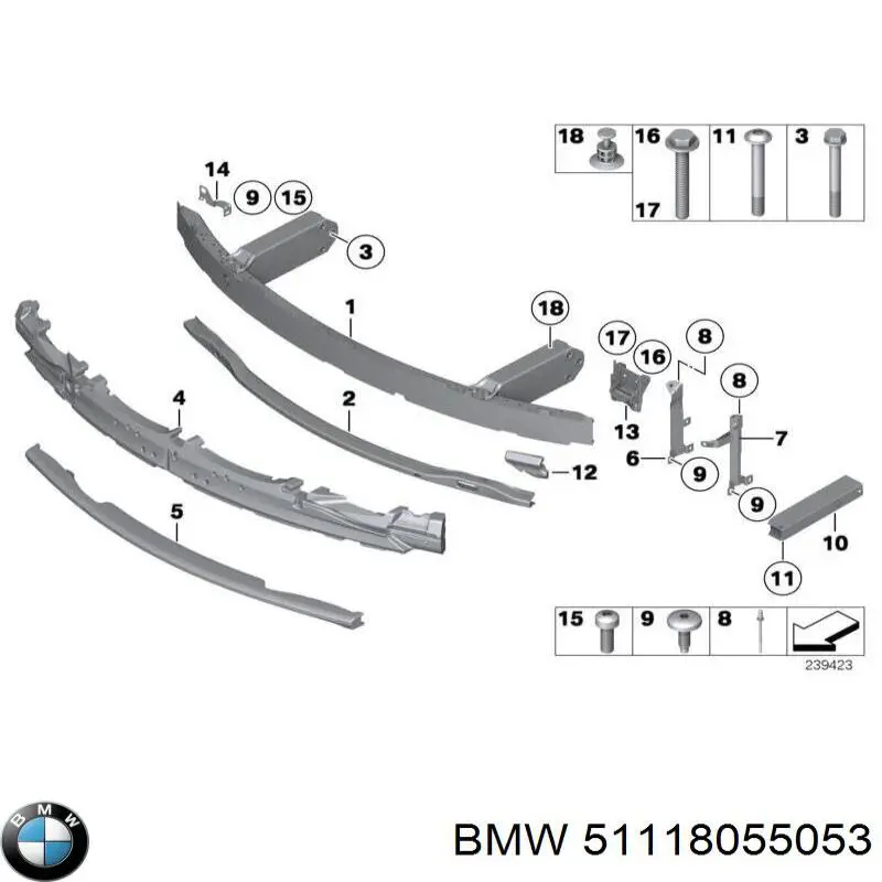 Купити 51118055053 BMW 