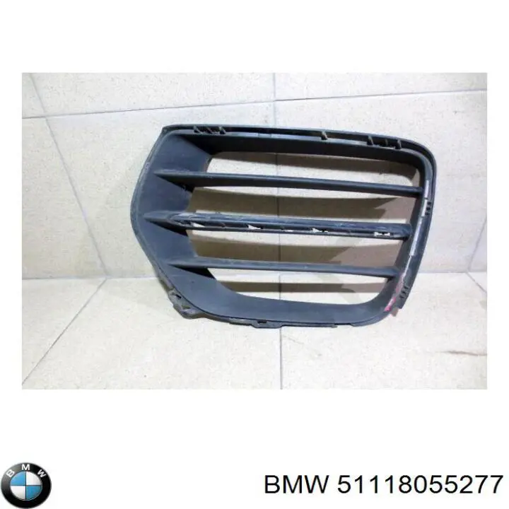 51118055277 BMW Решітка переднього бампера, ліва