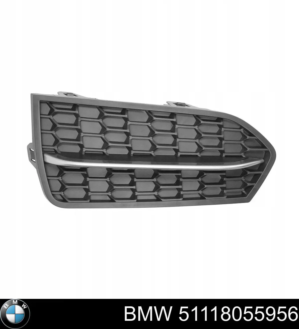 51118055956 BMW Решітка переднього бампера, права