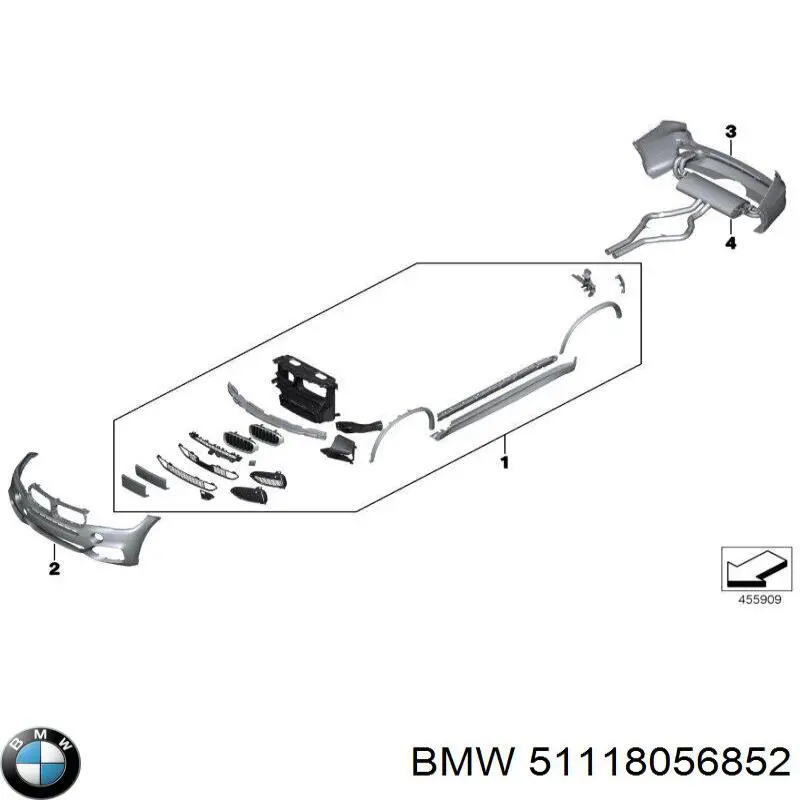  BMW 51118056852 ціна, від 29.15 USD
