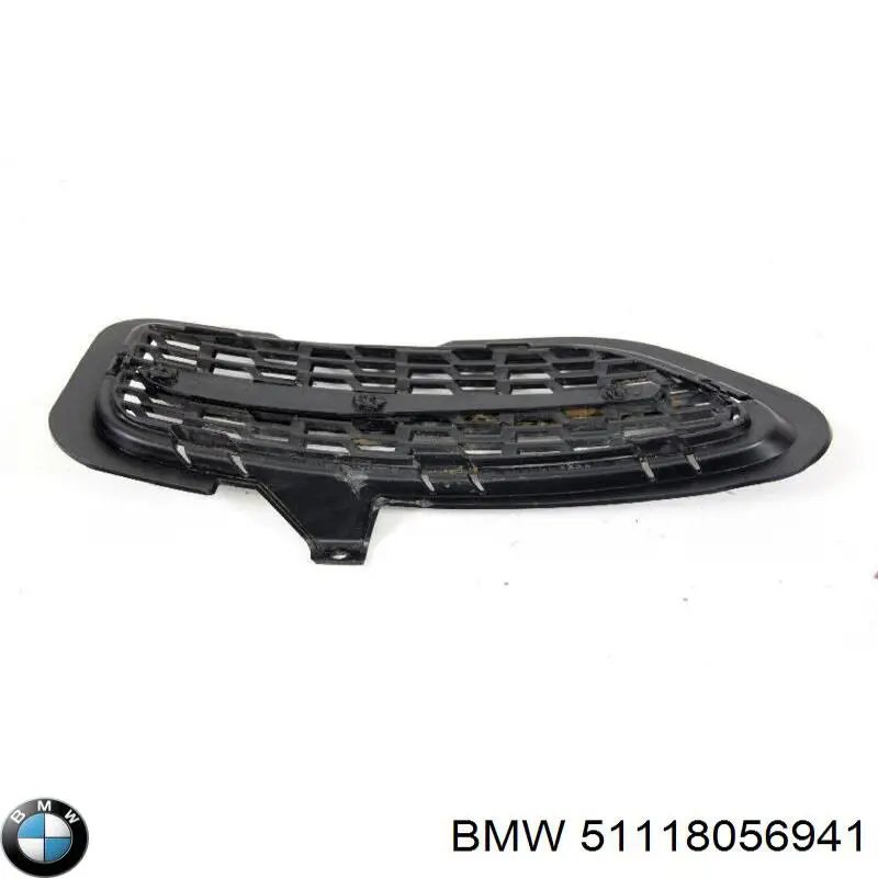Решітка переднього бампера, ліва BMW 51118056941 ціна, від 65.04 USD