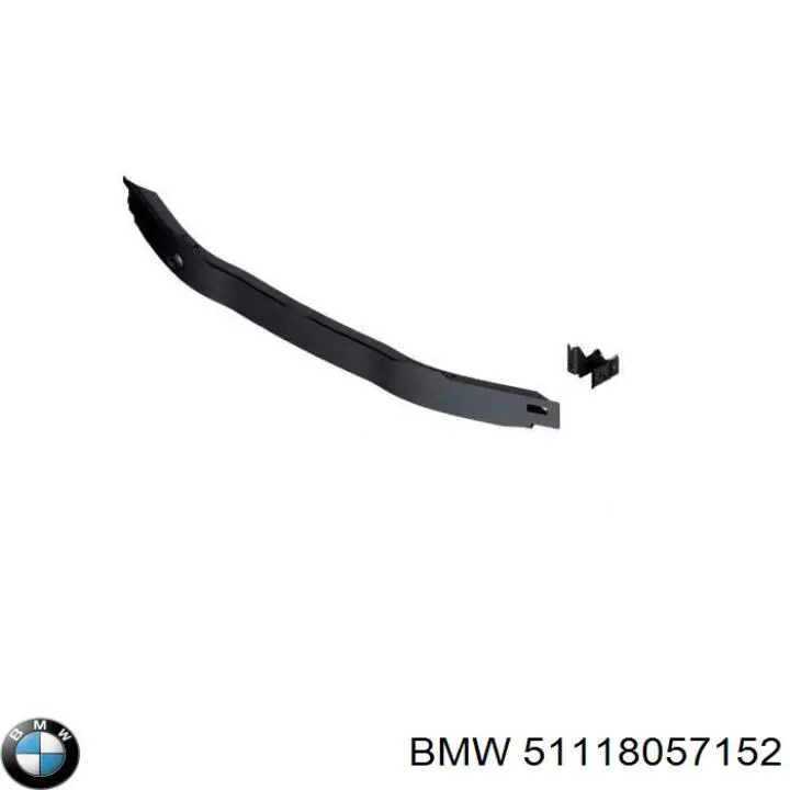51118057152 BMW Кронштейн підсилювача переднього бампера