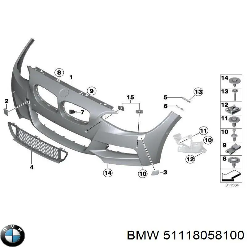 51118058100 BMW 
