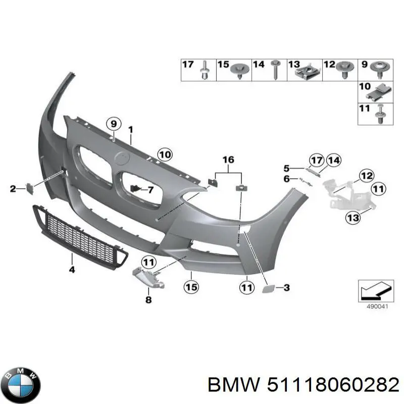  BMW 51118060282 ціна, від 55.23 USD