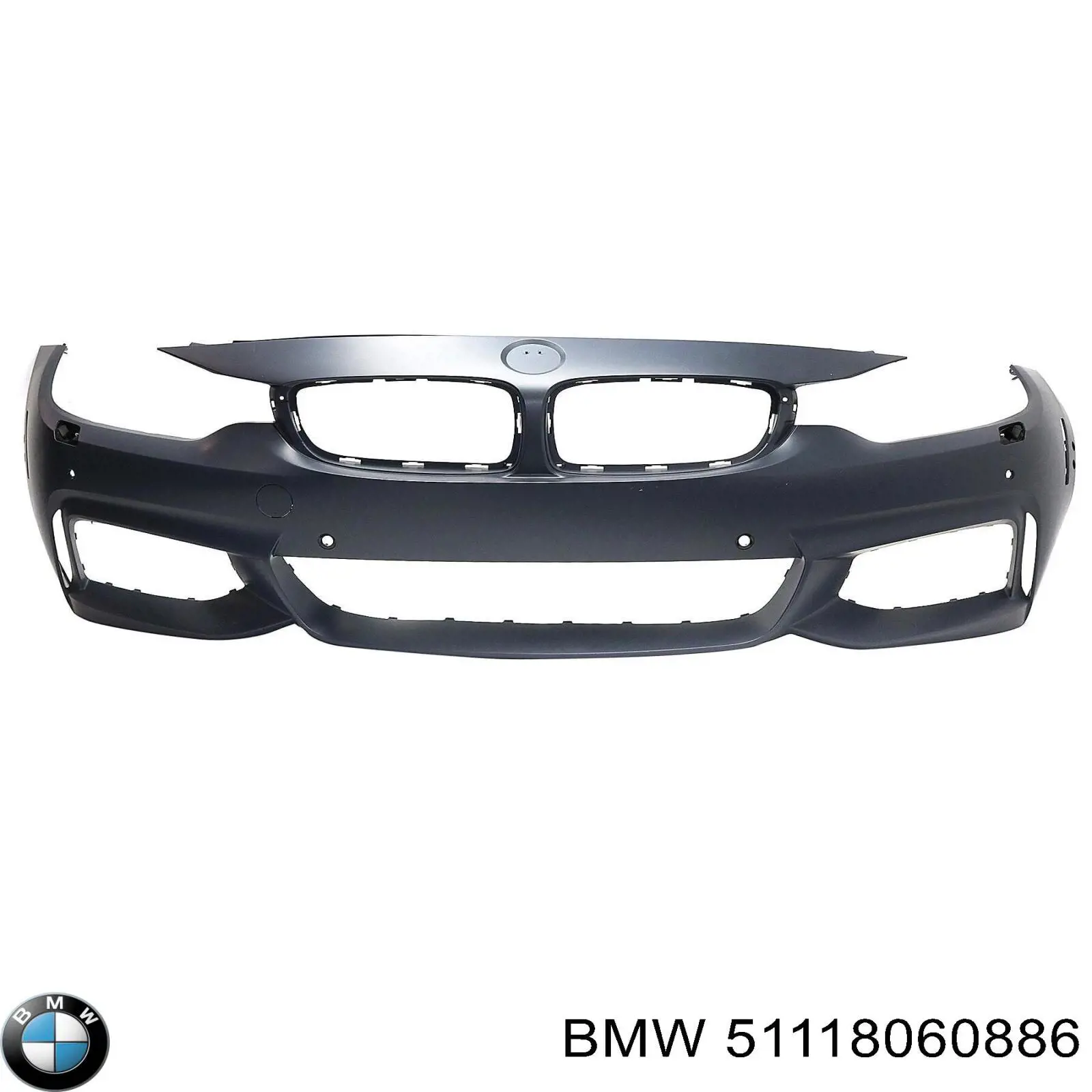 51118060886 BMW Бампер передній в зборі