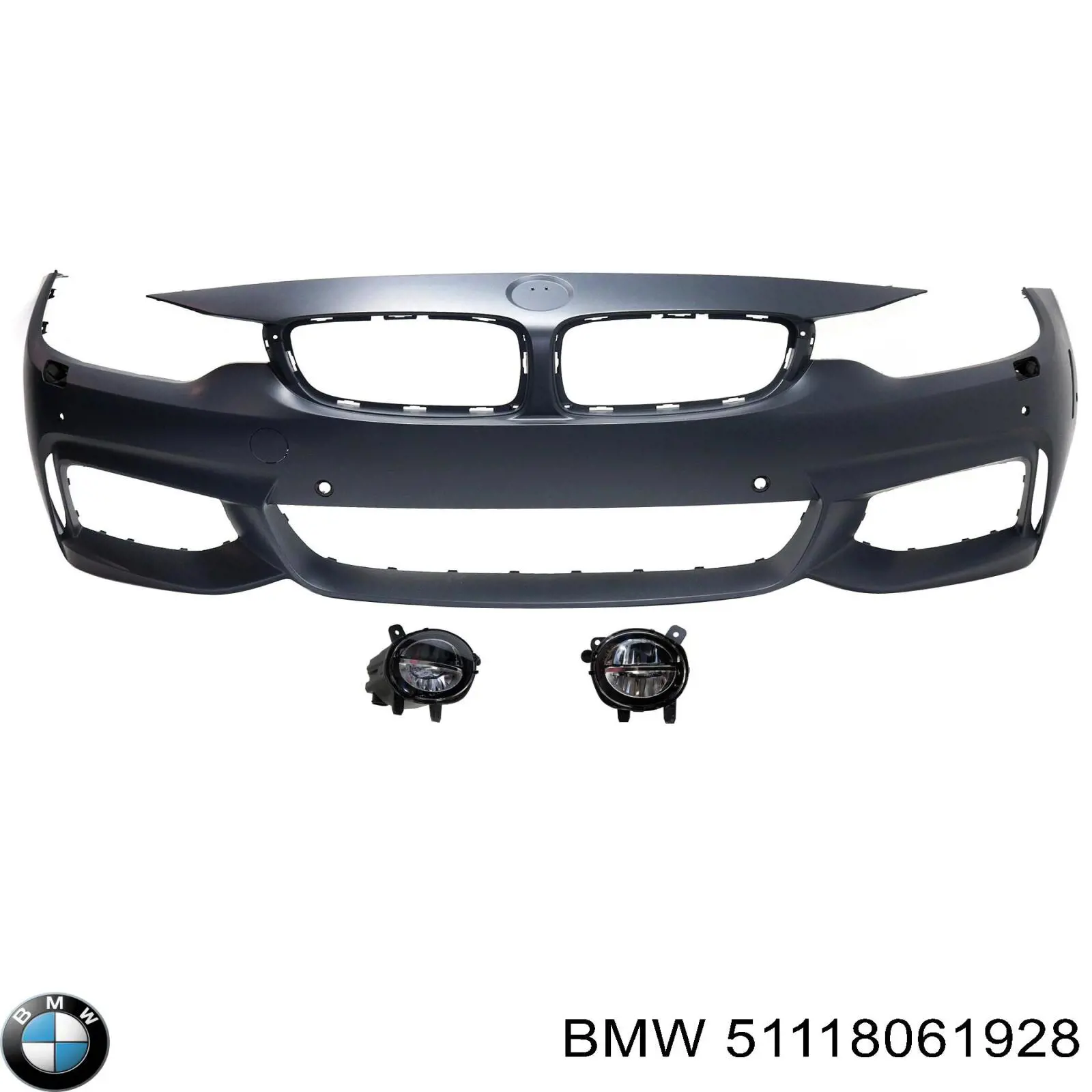 Бампер на авто BMW 51118061928 ціна, від 913.75 USD