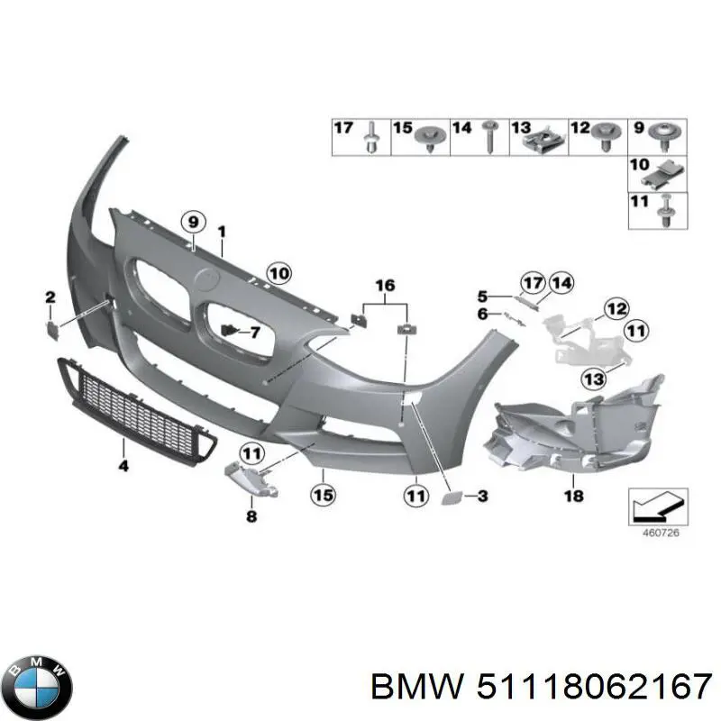 Купити 51118062167 BMW 