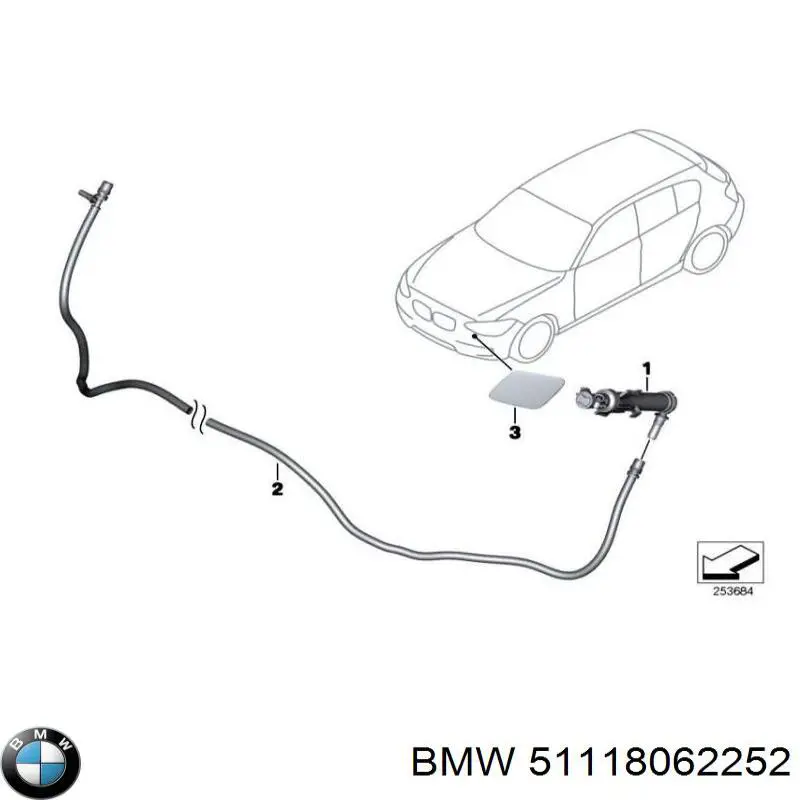  BMW 51118062252 ціна, від 31.04 USD