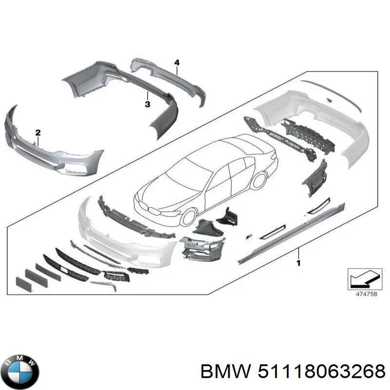 51118063268 BMW 