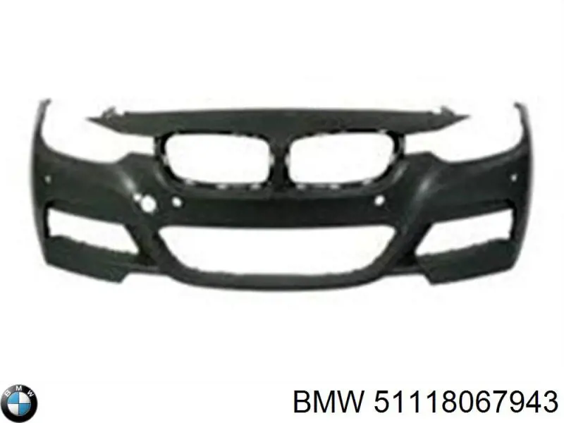 Бампер передній 51118067943 BMW