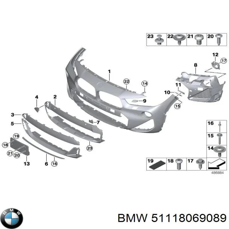  BMW 51118069089 ціна, від 197.37 USD