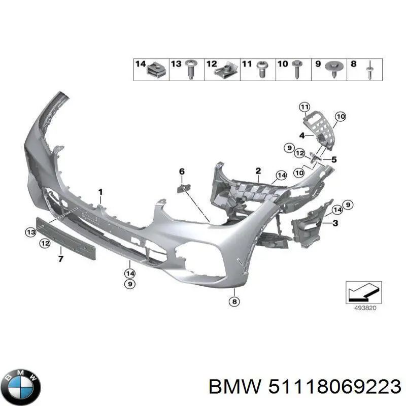  BMW 51118069223 ціна, від 20.27 USD