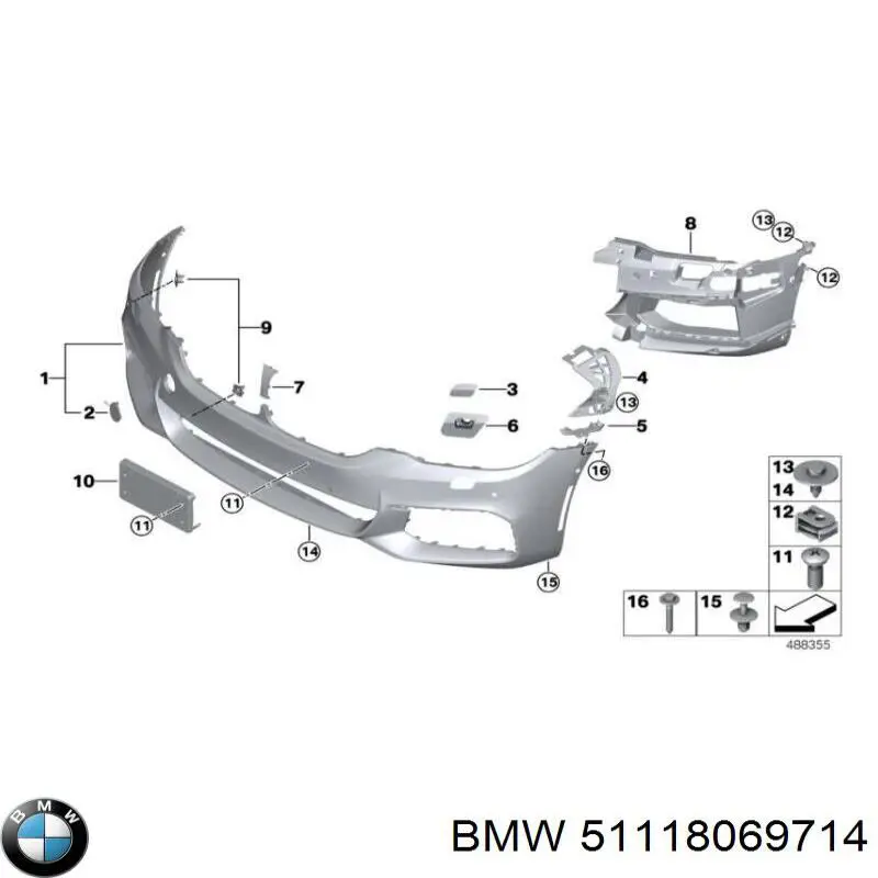 Купити 51118069714 BMW 