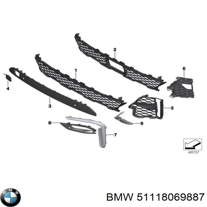  51118069887 BMW