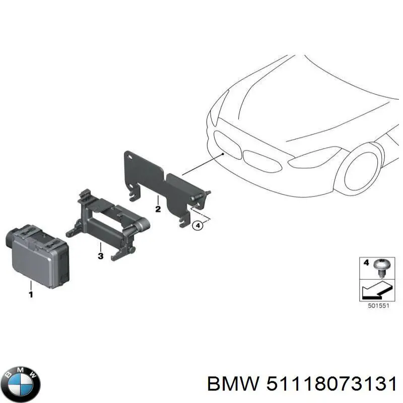  BMW 51118073131 ціна, від 45.79 USD