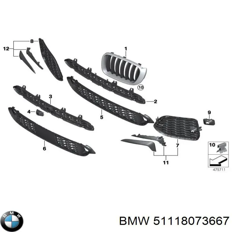 51118073667 BMW 