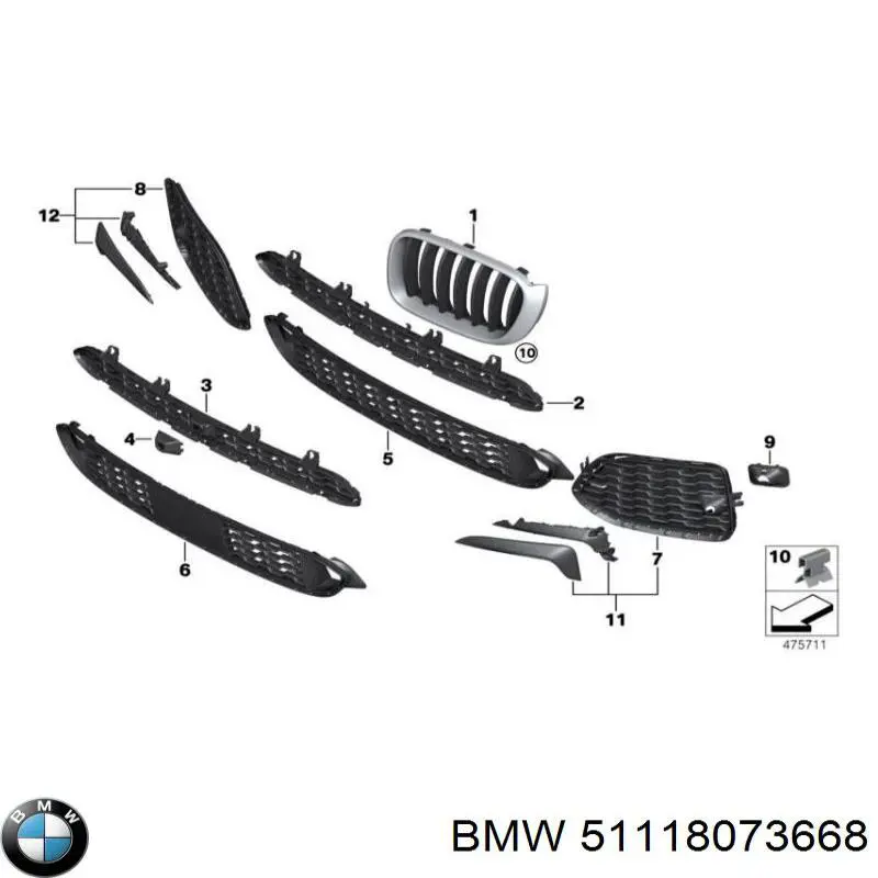  51118073668 BMW