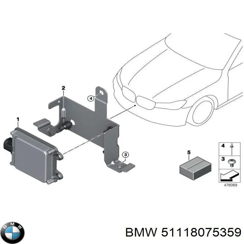  BMW 51118075359 ціна, від 89.55 USD