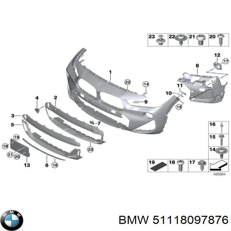  BMW 51118097876 ціна, від 354.04 USD