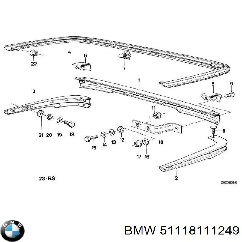 Бампер на авто BMW 51118111249 ціна, від 913.76 USD