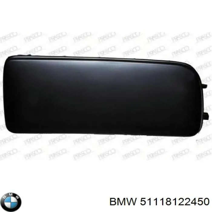 Заглушка, решітка протитуманних фар бампера переднього, права на BMW 3 (E36)