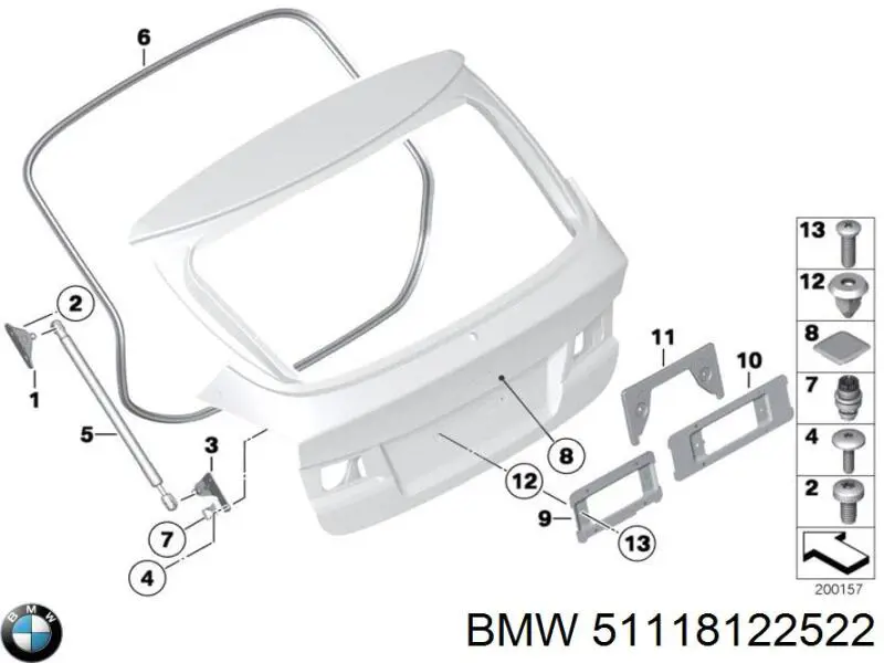 Купити 51118122522 BMW 