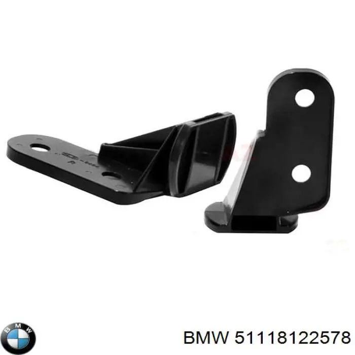 Кронштейн бампера переднього, правий на BMW 3 (E36)