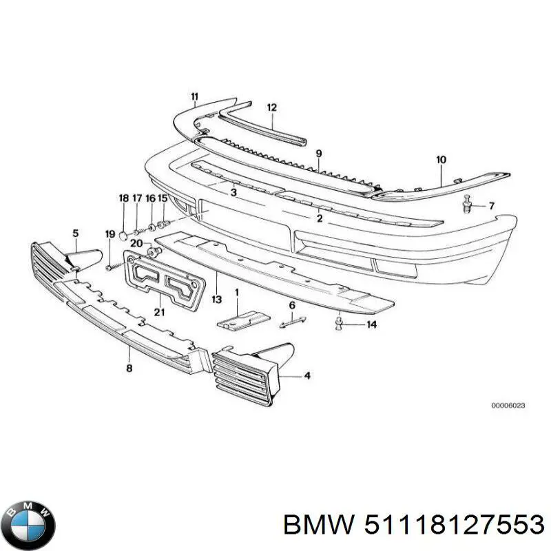  BMW 51118127553 ціна, від 10.16 USD