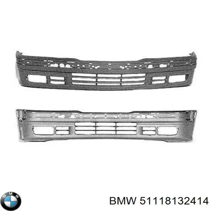 Бампер на авто BMW 51118132414 ціна, від 50.68 USD