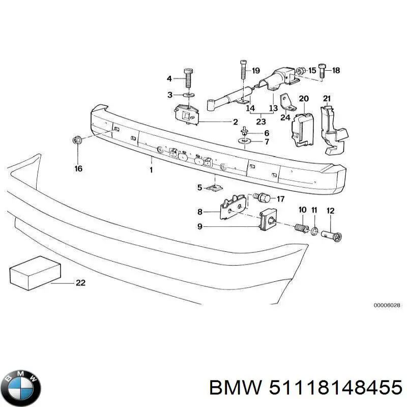 Купити 51118148455 BMW 