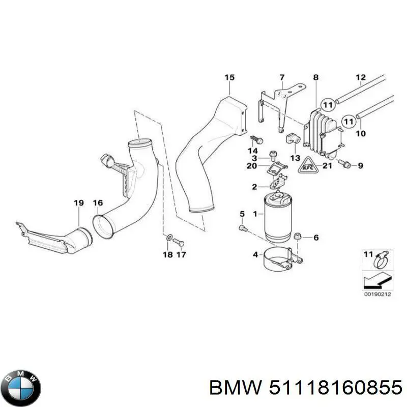 51118160855 BMW 
