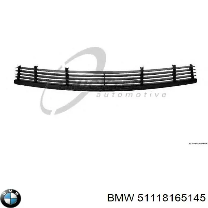 Решітка переднього бампера, центральна на BMW 3 (E36)